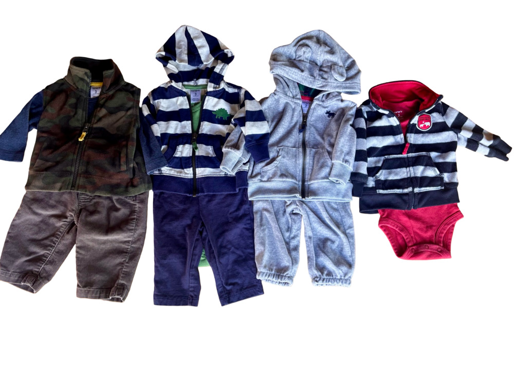Carter's Baby Boy Bundle10 piece Outfit Set Size 3 Months